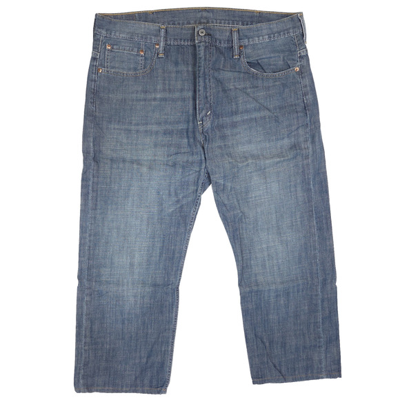 Levis 569 Jeans Mens Size 38x26 Blue Loose Fit Straight Sand Wash High Rise - Picture 1 of 8